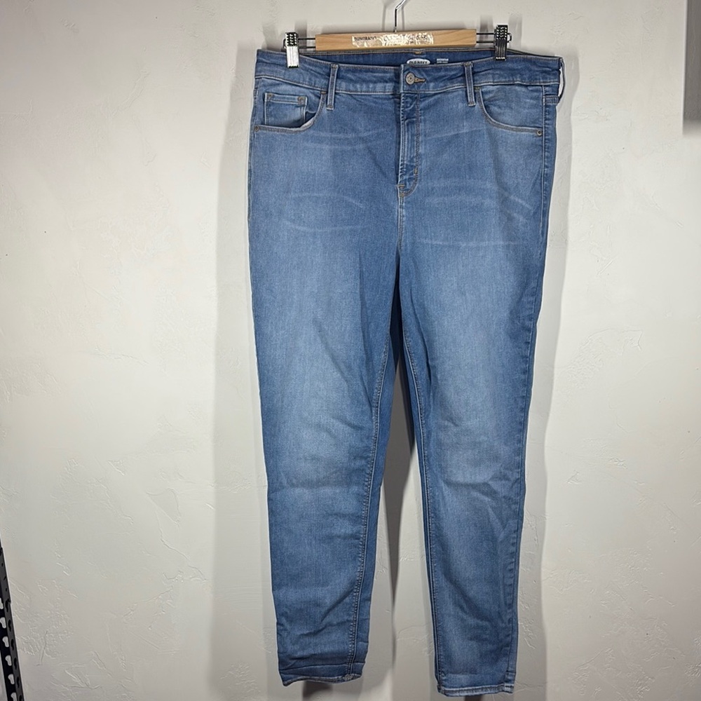 Old Navy Rockstar Super Skinny Women's Blue Jeans size 16